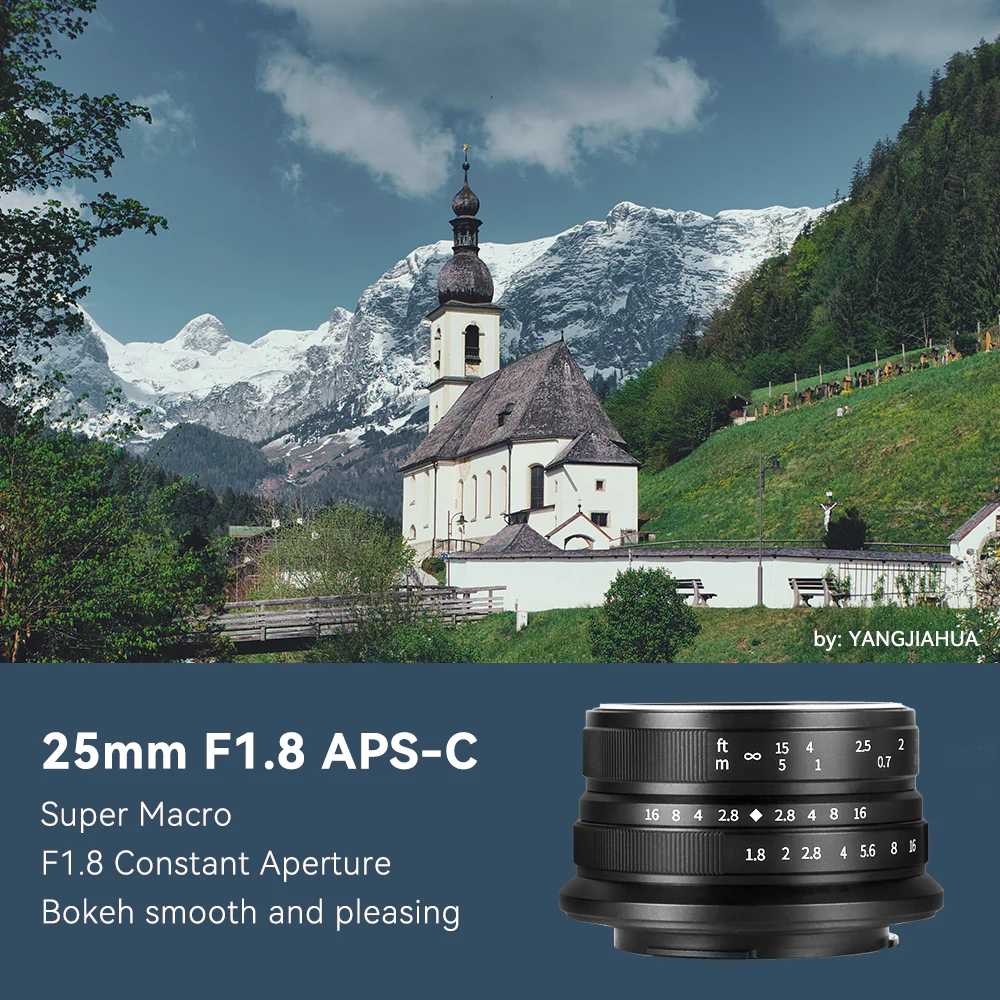 MF 25mm f/1.8 APS-C lens for E/M43/FX/Z - Image 6