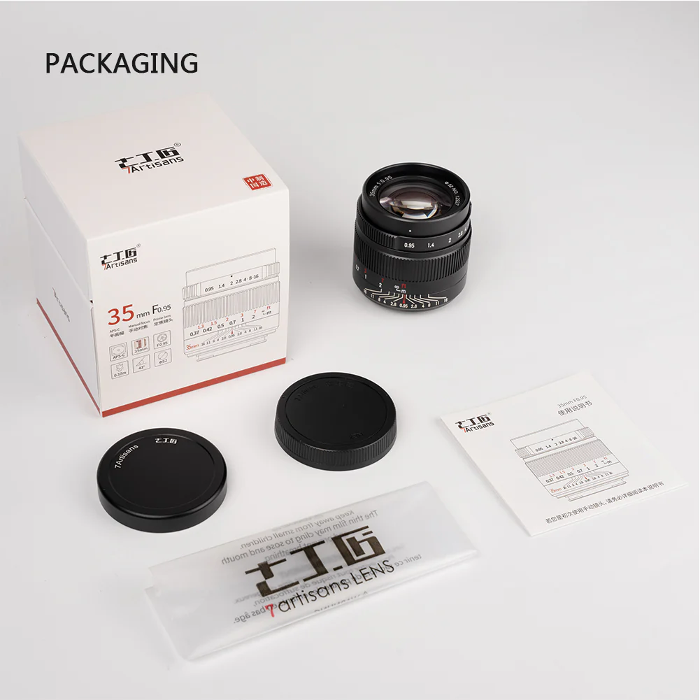 MF 35mm f/0.95 APS-C lens for E/M43/FX/Z/EOS-R/EOS-M - Image 9