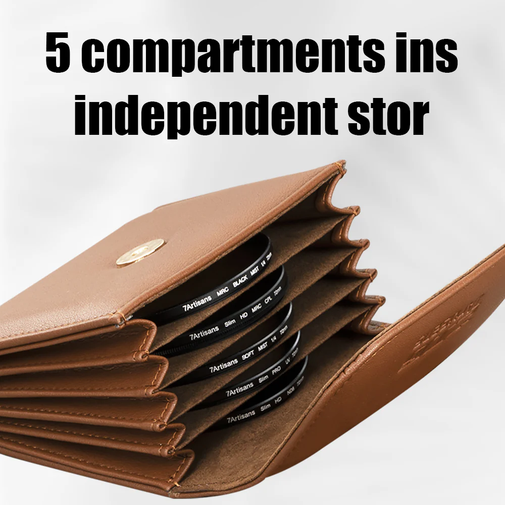 7artisans 5 Pocket Filter Storage - Image 4