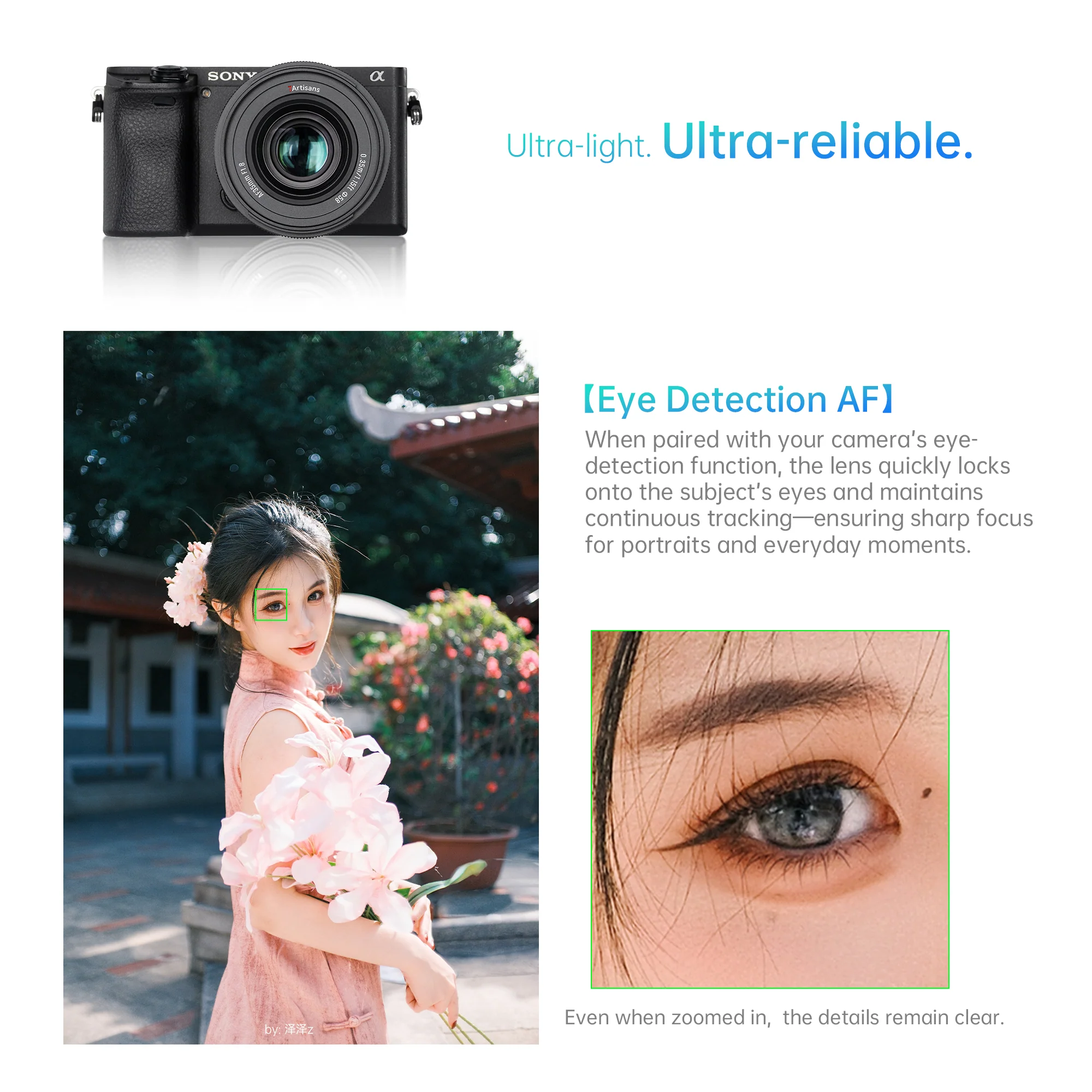 AF 25/35/50mm F1.8 APS-C Lens for E/FX - Image 9