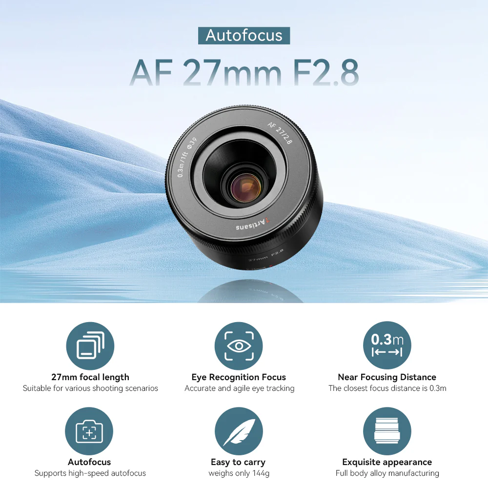 AF 27mm F2.8 APS-C Lens for FX - Image 5