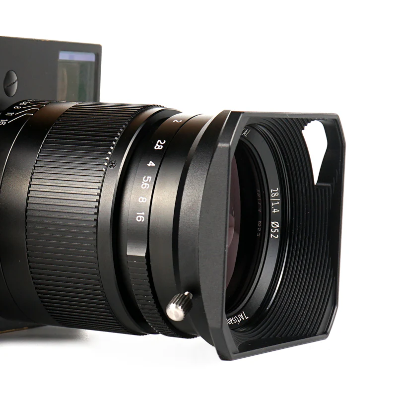 Square lens hood for 7artisans M28mm F1.4/ M35mm F2.0 - Image 3