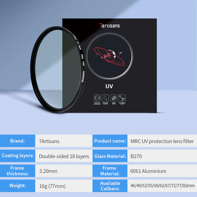 MRC-UV FILTER (46mm-82mm) - Image 7